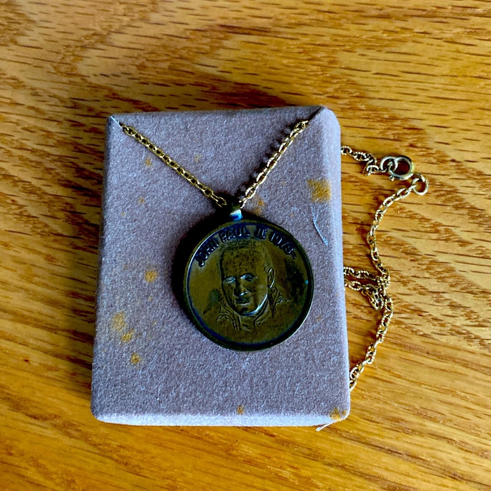 Vintage pope medal 1978